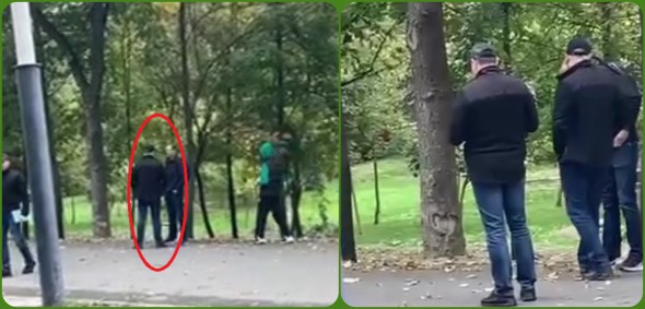Igor Dodon sfidează legea? Un bărbat care seamănă cu fostul președinte surprins într-un parc din Chișinău